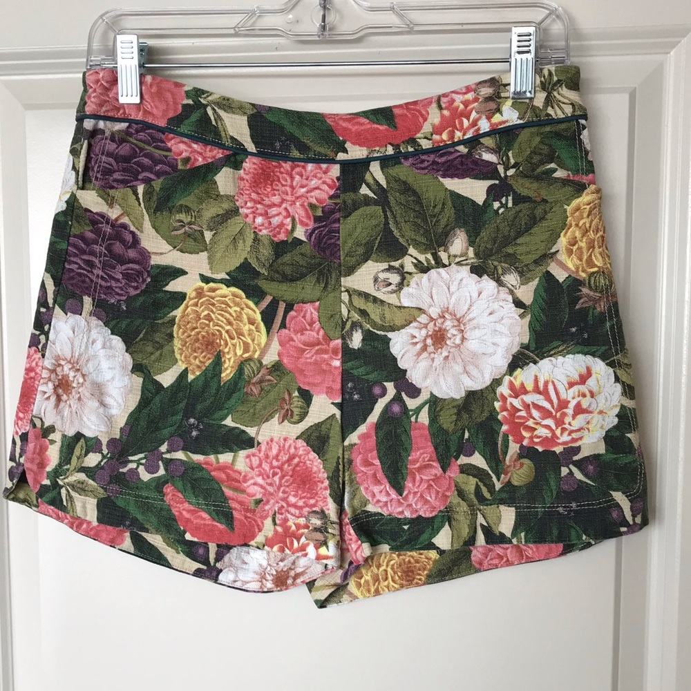 Anthropologie Floral shorts
